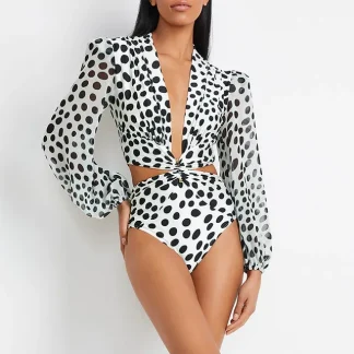 Long Sleeve One Piece Swimsuits
